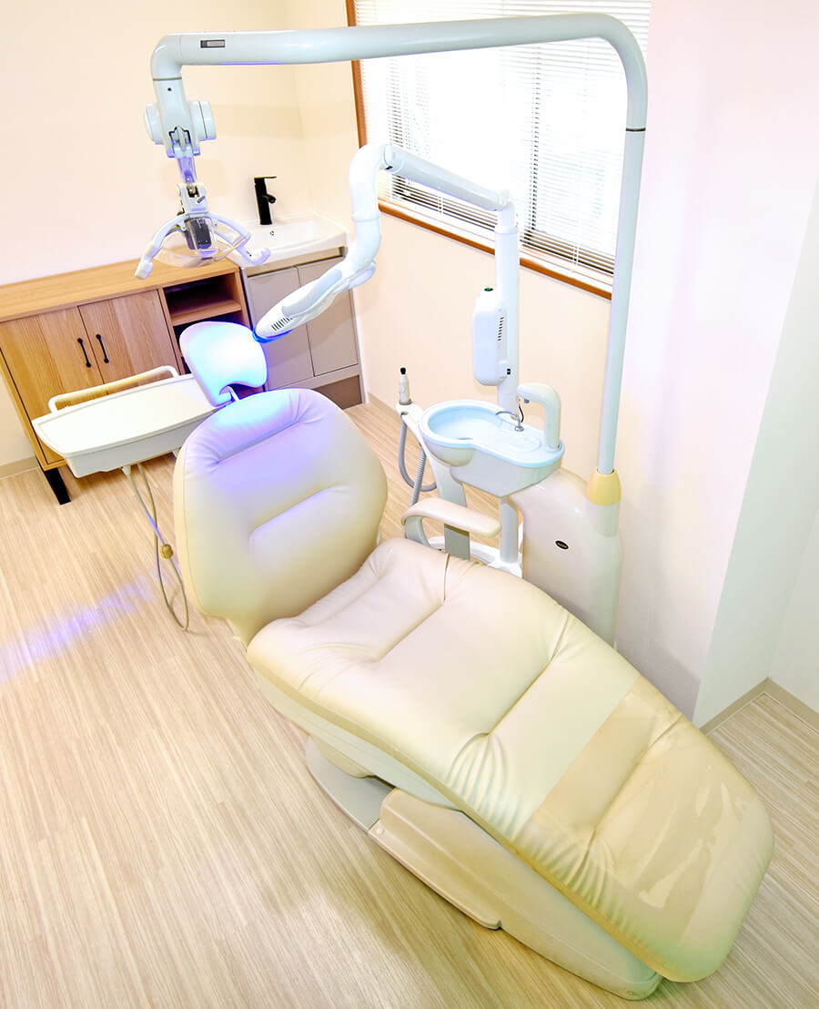 リラックスできる空間でのデンタルエステ